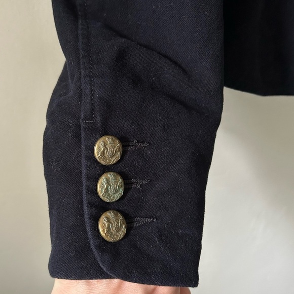 Vintage Ralph Lauren POLO Jeans Co Military Crop Blazer Size XS - Picture 5 of 10